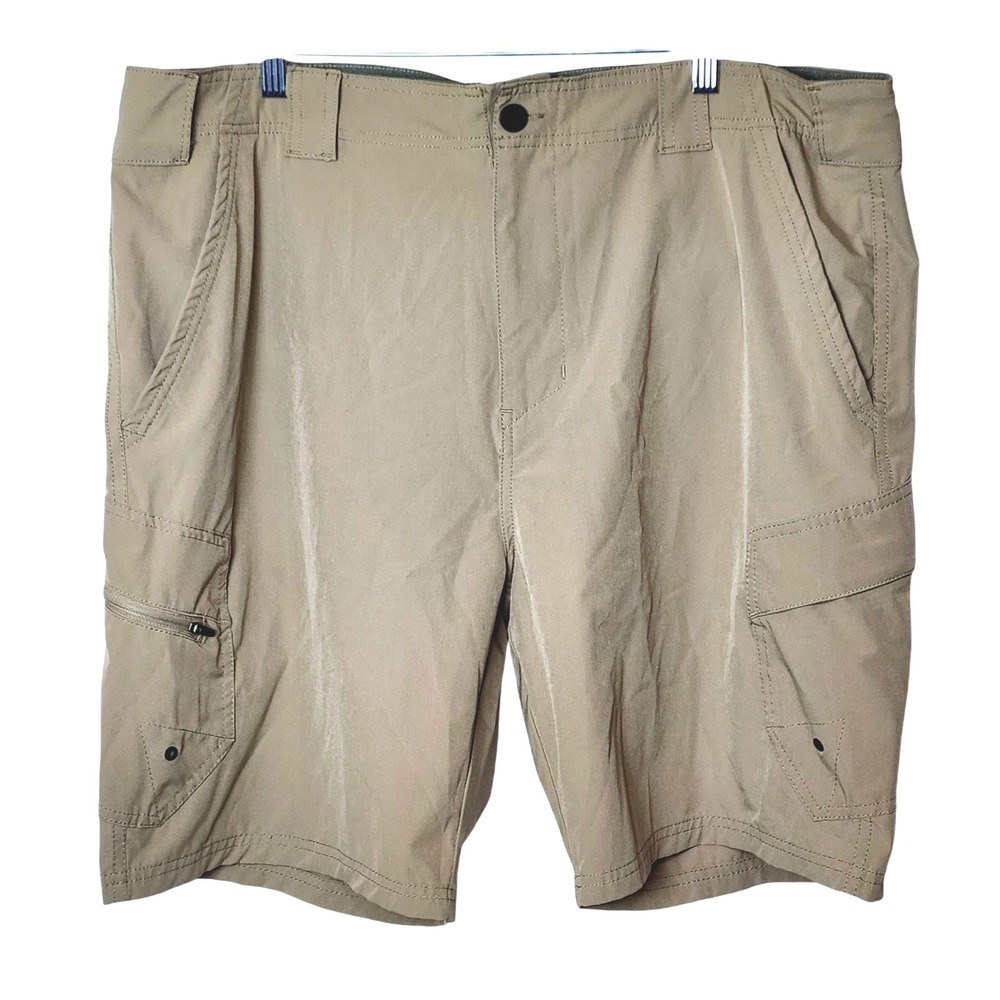 DENALI TAN PERFORMANCE OUTDOOR CASUAL HYBRID CARGO SHORTS‎ MENS 40